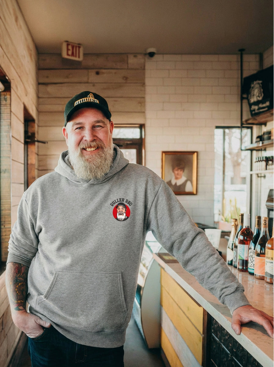 Hoodie "Mill Scale Legend" - Pitmaster Series | Melange Grey