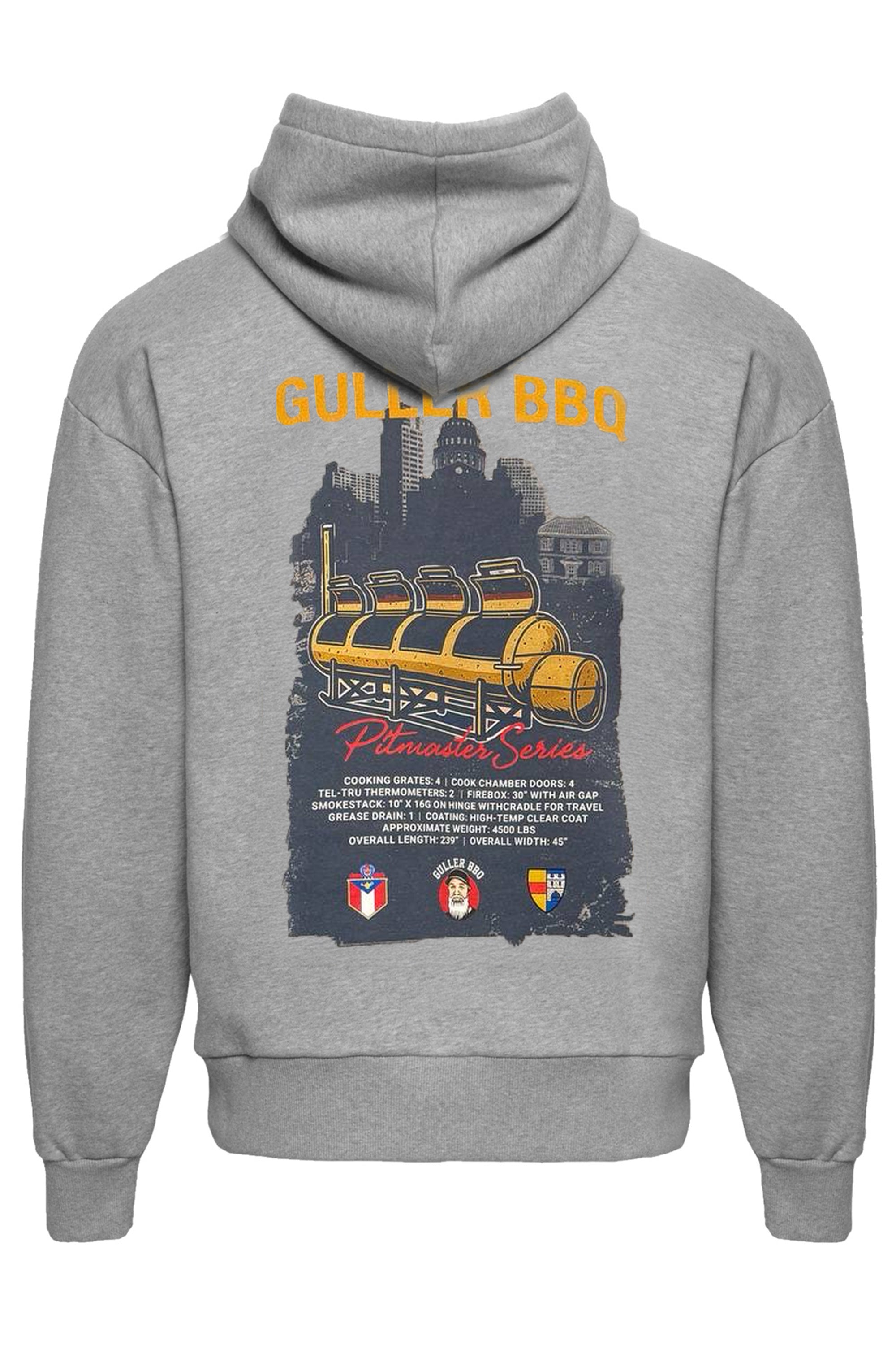 Hoodie "Mill Scale Legend" - Pitmaster Series | Melange Grey