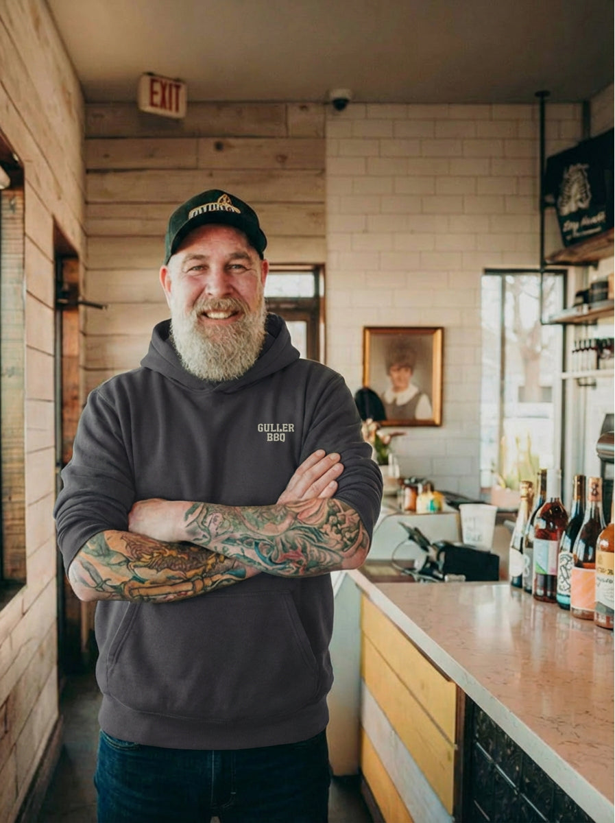 Heritage Hoodie "The Barnyard" | Graphite Black