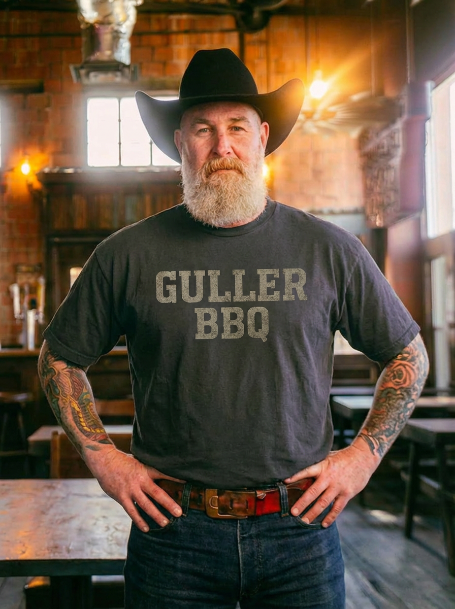 GULLER BBQ Original T-Shirt | Graphite Black